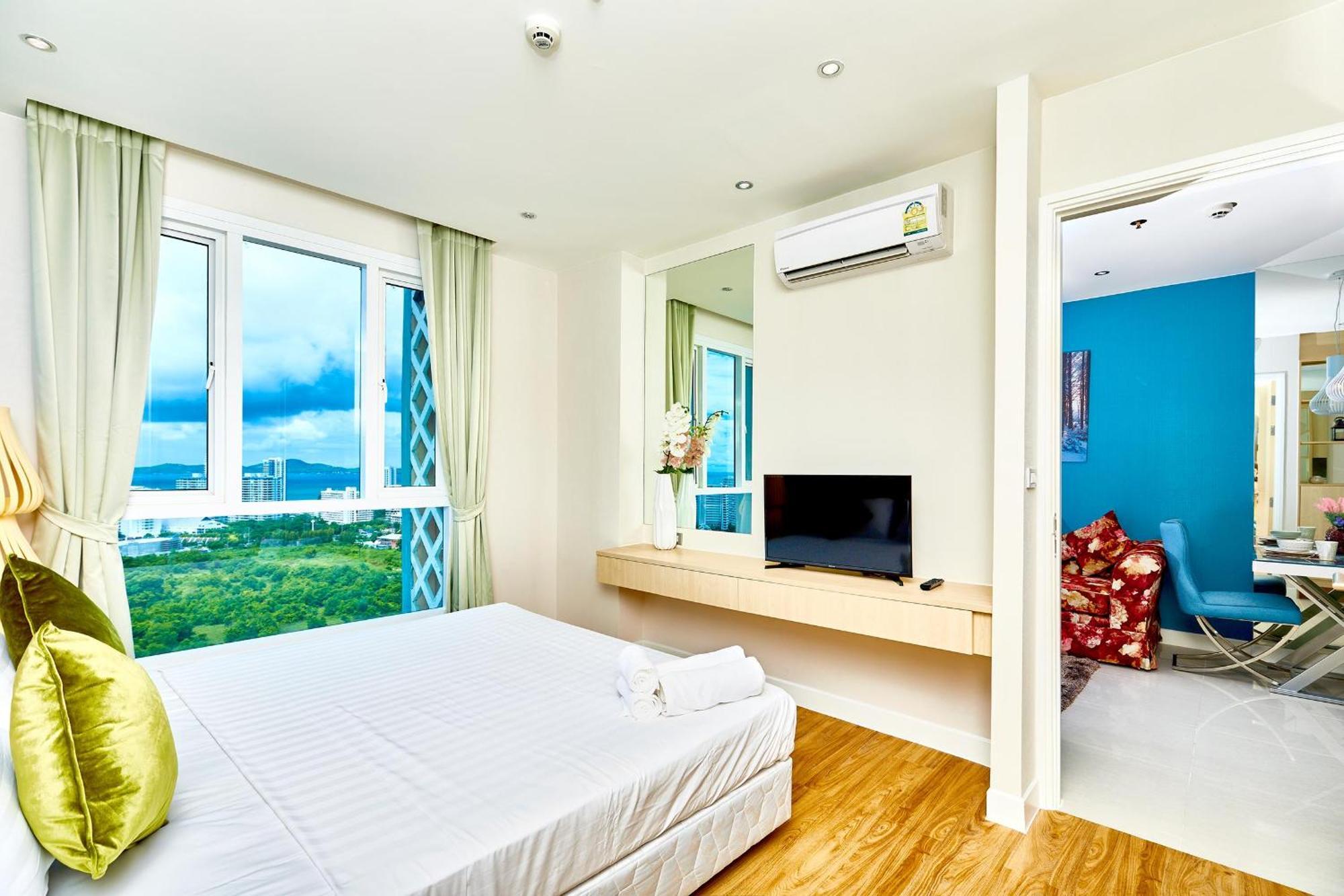 Apartamento Grande Carribean - Seaview - Jomtien -Free Taxi From The Airport Pattaya Exterior foto