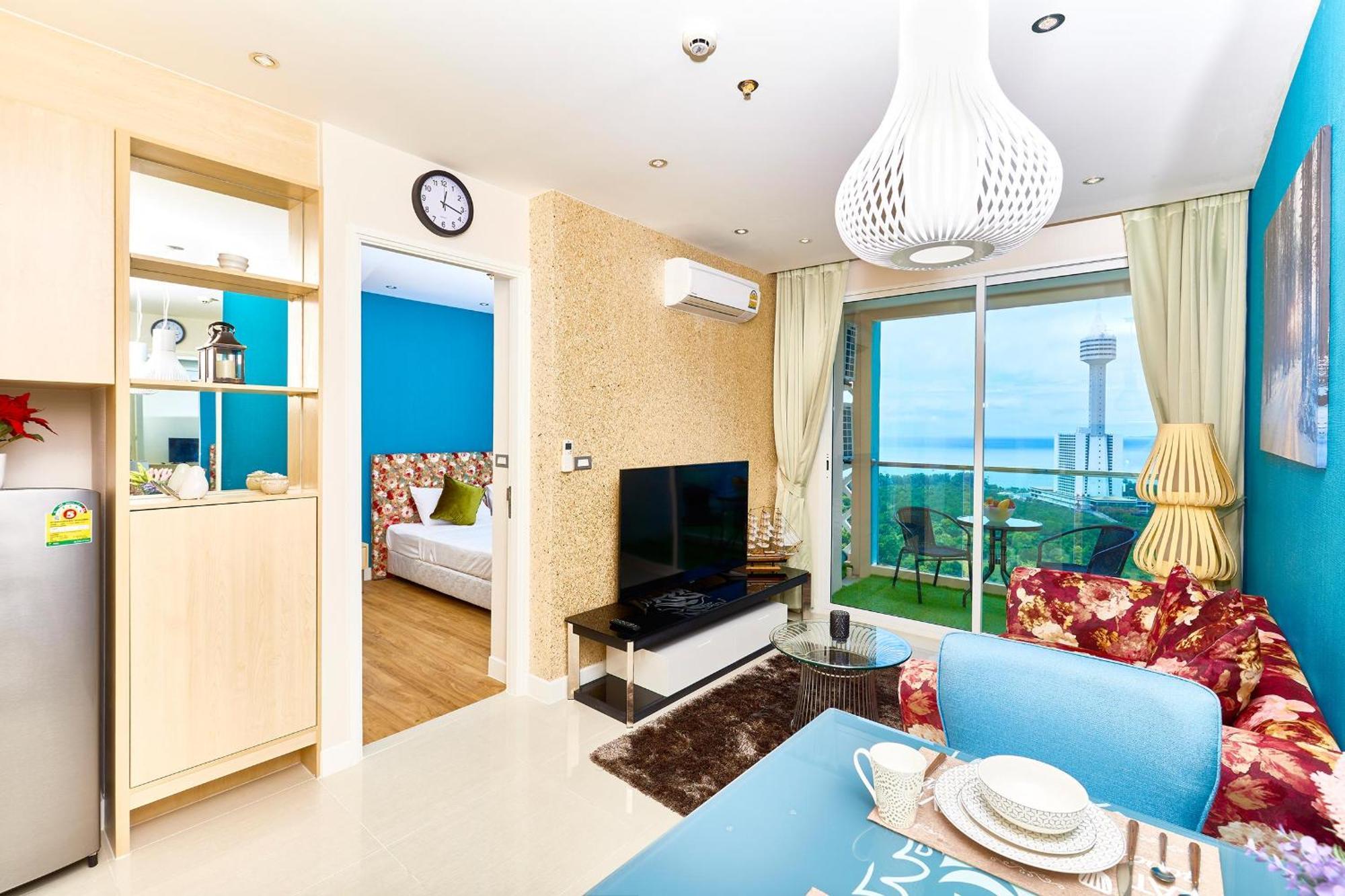 Apartamento Grande Carribean - Seaview - Jomtien -Free Taxi From The Airport Pattaya Exterior foto