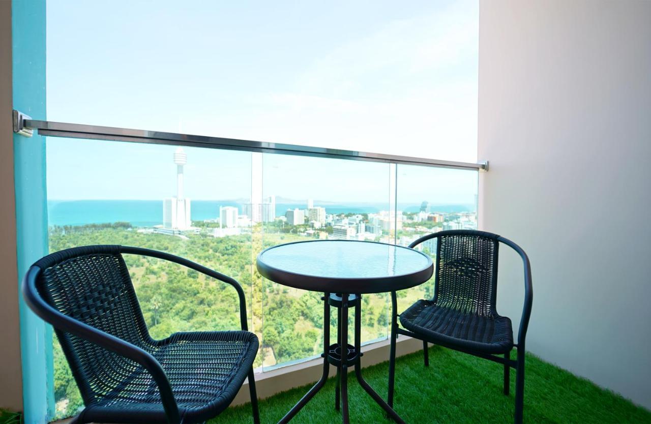 Apartamento Grande Carribean - Seaview - Jomtien -Free Taxi From The Airport Pattaya Exterior foto